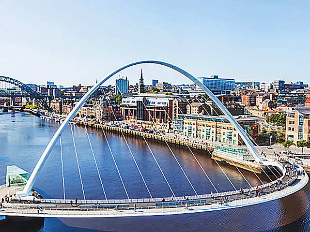 The Gateshead Millennium Bridge England Engineering Marvels A Look At The World S Most Impressive Bridges The Economic Times