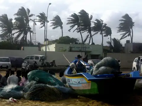 Cyclones batter eastern coastline