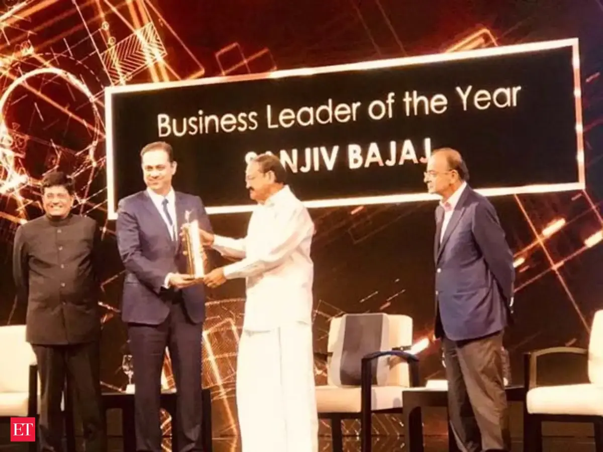 Watch: Sanjiv Bajaj lifts ET 'Business Leader of the Year' award - The ...