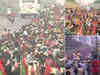 Farmers Protest: Tribal farmers march to Azad Maidan in Mumbai