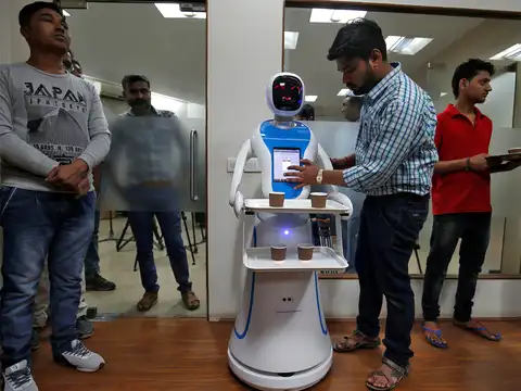 Chat with your robot waiters