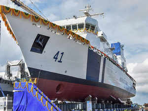 Two fast patrol vessels for Coast Guard launched