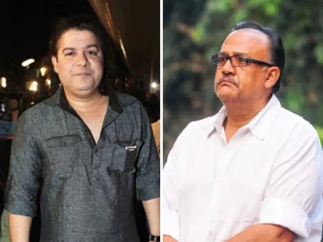 Sajid Khan (L), Alok Nath (R)