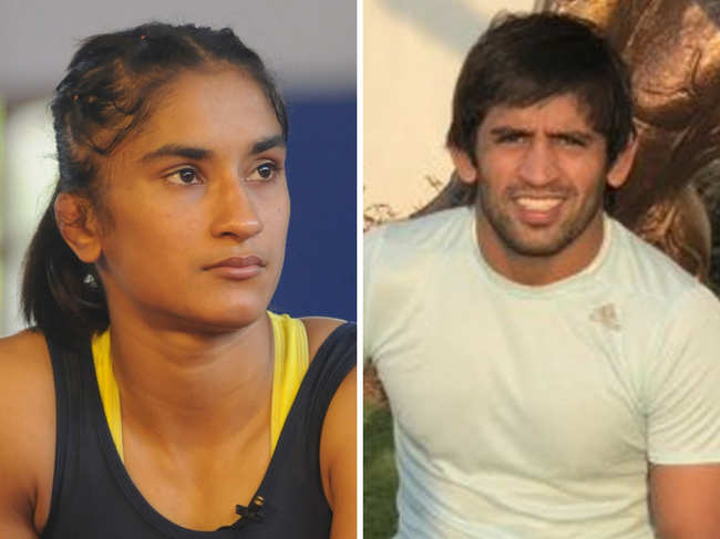 Vinesh Phogat, Bajrang Punia