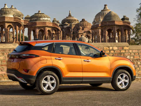 Tata Harrier with blue and white two tone interiors: Check it out