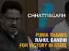 Chhattisgarh Election Result: Punia thanks Rahul Gandhi for victory in state