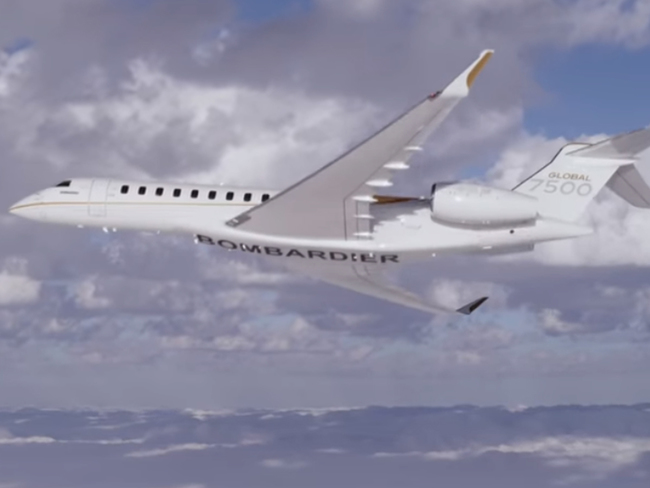 Bombardier Bombardier To Unveil 73 Mn Luxury Jet Global 7500 Next Week The Economic Times