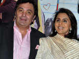Rishi Kapoor and Neetu Singh attend premiere of their movie