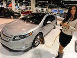 The new Chevrolet 'Volt' electric car