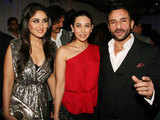 Kareena Kapoor, Karishma Kapoor and Saif Ali Khan