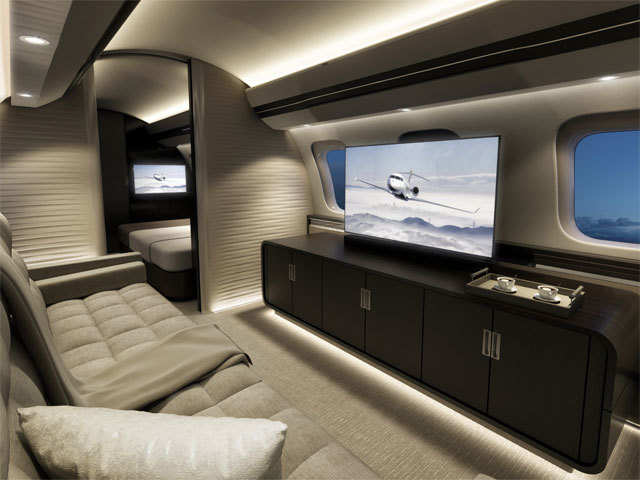 Bombardier's Global 7500: First business jet to have queen-sized bed ...