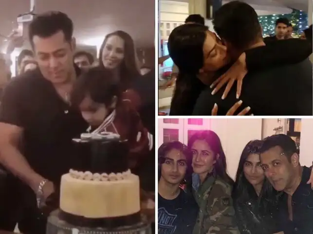 Actor Salman Khan turned 53 today, and hosted a birthday bash at his farmhouse in Panvel, Navi Mumbai.
Along with family father Salim Khan, mother Salma, brothers Sohail & Arbaaz, sisters Arpita & Alvira, the who's who of Bollywood like Katrina Kaif, Sushmita Sen, Iulia Vantur among others, attended the private party.
Here's a look the intimate birthday party.
Actor Salman Khan turned 53 today, and hosted a birthday bash at his farmhouse in Panvel, Navi Mumbai.
Along with family father Salim Khan, mother Salma, brothers Sohail & Arbaaz, sisters Arpita & Alvira, the who's who of Bollywood like Katrina Kaif, Sushmita Sen, Iulia Vantur among others, attended the private party.
Here's a look the intimate birthday party.