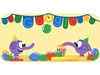 Google celebrates New Year's Eve with a doodle featuring purple elephants