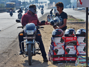 How reliable are these sub-standard roadside sold helmets?