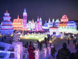 Ice and snow festival dazzles tourists in China