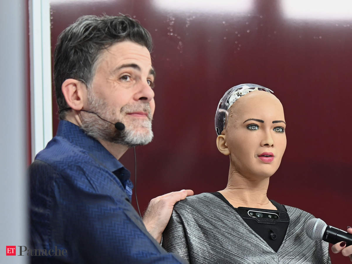 Humanoid robot Sofia: Humanoid Sophia creator David Hanson Jr doesn't fear AI, wants to become its - The
