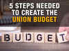 Budget 2019: 5 key steps for preparation of the Union Budget