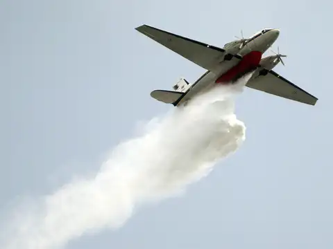 In the air