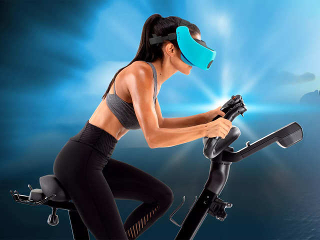 NordicTrack’s VR Bike With HTC VIVE Focus headset