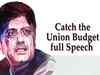 Budget 2019: Catch the Union Budget full Speech‎