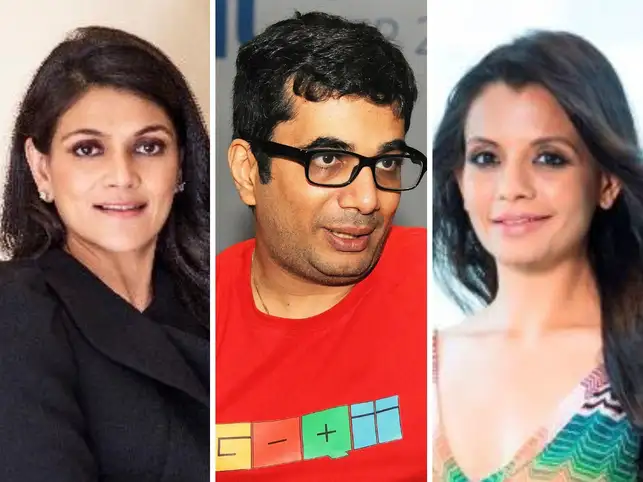 (L-R) Neerja Birla, Vishal Gondal & Priti Rathi-Gupta