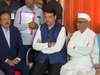 Maharashtra Chief Minister Devendra Fadnavis meets Anna Hazare