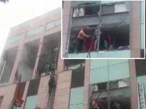 Massive fire at Metro Hospital Noida; many patients trapped