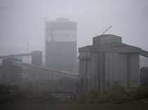 FILE PHOTO - A general view shows the Tata Steel works in Scunthorpe