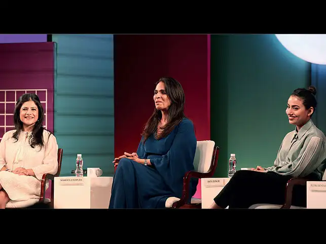(From left) Namrata Joshipura, Anita Dongre and Ruchika Sachdeva