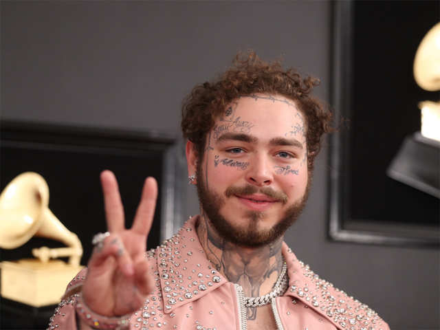 Post Malone - Michelle Obama, JLo, Lady Gaga Add Sparkle To Grammys Red ...