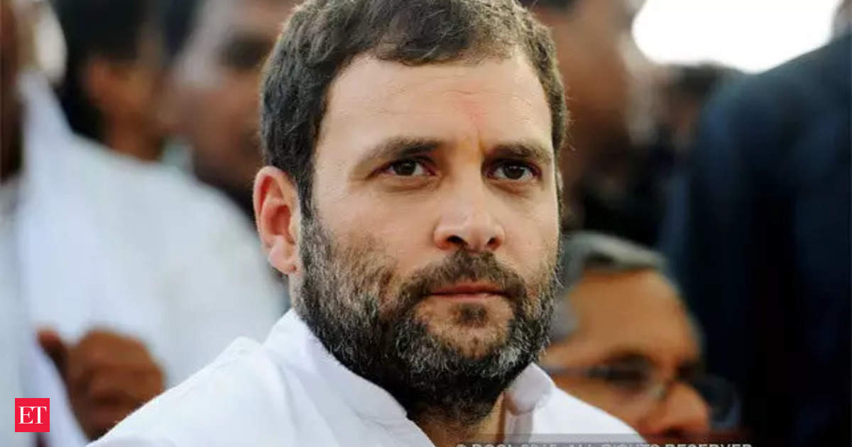 Congress Will Counter Hatred Spread By Rss Bjp With Love Rahul Gandhi The Economic Times
