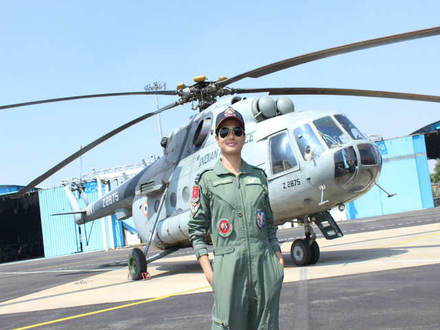 "She's created history," IAF said