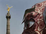 Native Mexican 'Alebrije' Sculpture