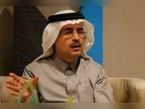 FILE PHOTO: The chief executive of Saudi Aramco, Amin Nasser, speaks during an interview with Reuters in Dhahran