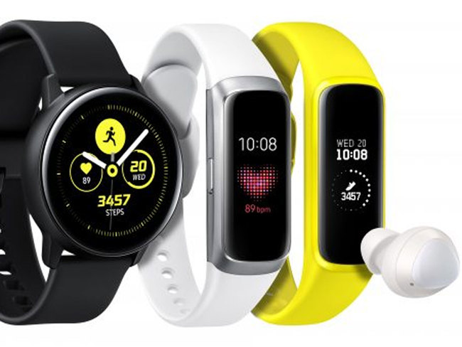 Samsung Galaxy Watch Samsung Launches New Galaxy Buds Galaxy Watch Active Smartwatch And Galaxy Fit