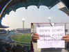 Kolkata: Angry fans protest at Eden Gardens demanding removal of Imran Khan poster