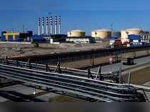 FILE PHOTO: A general view shows the Ust-Luga oil products terminal