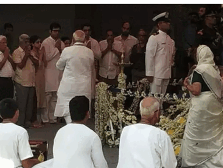 PM Modi meets Manohar Parrikar's family