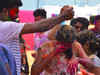 Holi turns into 'La Tomatina' festival in Ahmedabad