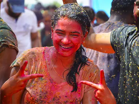 Holi celebrations