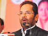 Those abusing PM now insulting security forces: Mukhtar Abbas Naqvi