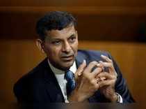 FILE PHOTO: India's former RBI Governor Rajan, gestures during an interview with Reuters in New Delhi