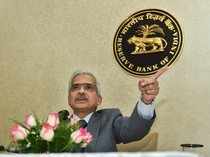 New Delhi: Reserve Bank of India Governor Shaktikanta Das interacts with the med...