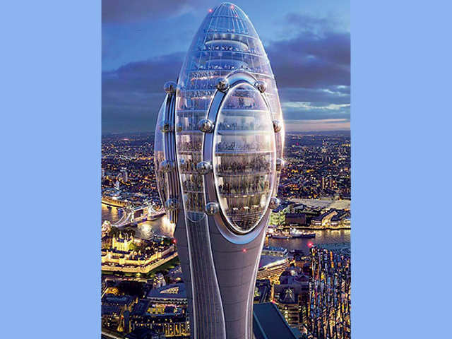 London's latest skyscraper is shaped like a giant tulip and is