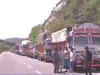 Watch: Truckers facing difficulties at partial shut down J&K highway