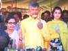 AP CM Chandrababu Naidu and his family cast their vote