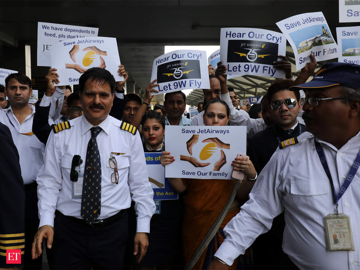 Jet Airways Crisis Jet Airways Pilots Appeal To Sbi For Funds