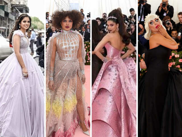 Priyanka Chopra: Met Gala Pink Carpet: Isha Ambani, Priyanka & Deepika'S  Camp Style; Lady Gaga'S Outfit Changes | The Economic Times