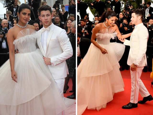 Hello, Miss Sunshine! - Cannes: Sonam Goes Chic In Plunging Neckline;  Aishwarya, Priyanka-Nick Dazzle