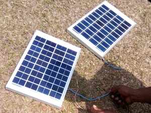 Mini Solar Panel Ideal Power Source For Small Devices